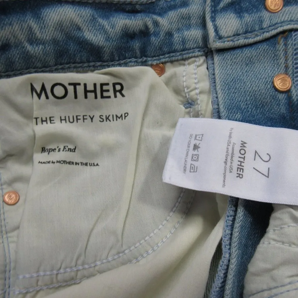 NWT Mother Superior The Huffy Skimp in Rope's End Destroyed Jeans 27 - Image 5