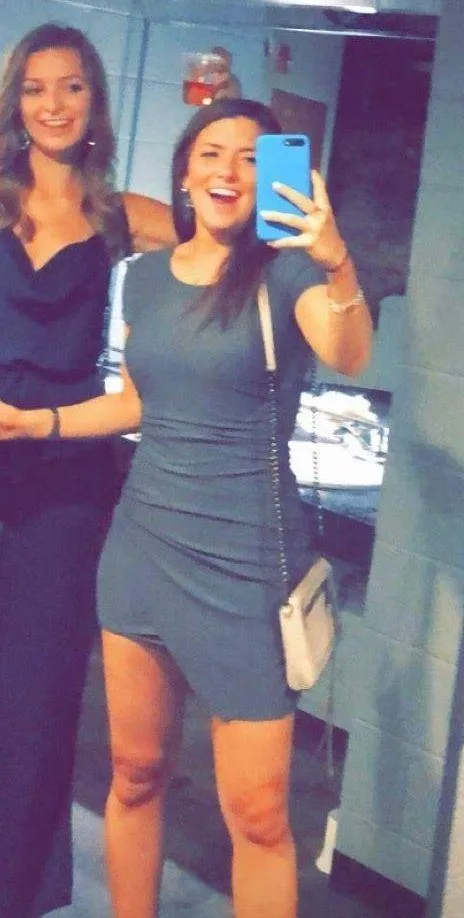 Revolve Gray Bodycon Dress - Image 3