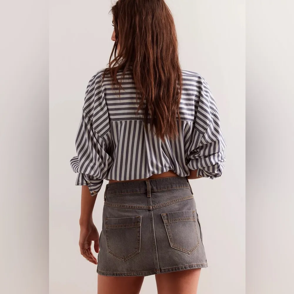 Free People  Wynne Denim Skirt - Image 3