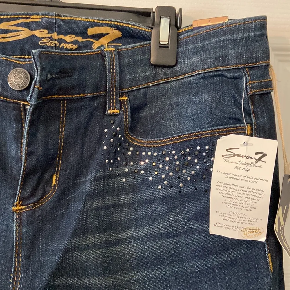 Seven 7 Slim Boot size 8 women jeans brand new inseam 32” - Image 2