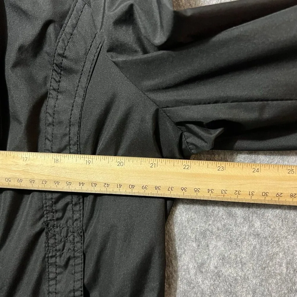 Weatherproof Coat Womens XL Black‎ Zip Button Lined Windbreaker Jacket - Image 2