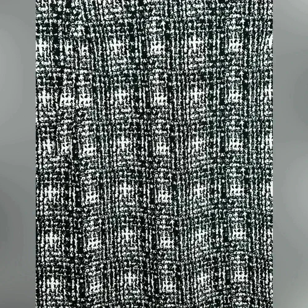 Lands End Sleeveless Tweed Black White Plaid Sheath Dress Women’s Size 6T (Tall) - Image 9