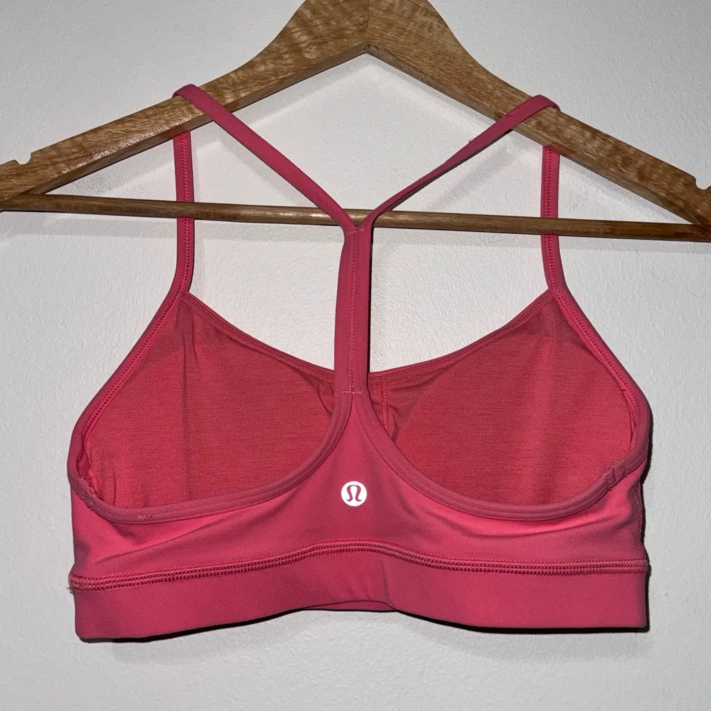 Lululemon Flow Y Bra *Nulu in Vintage Rose 6 - Image 4