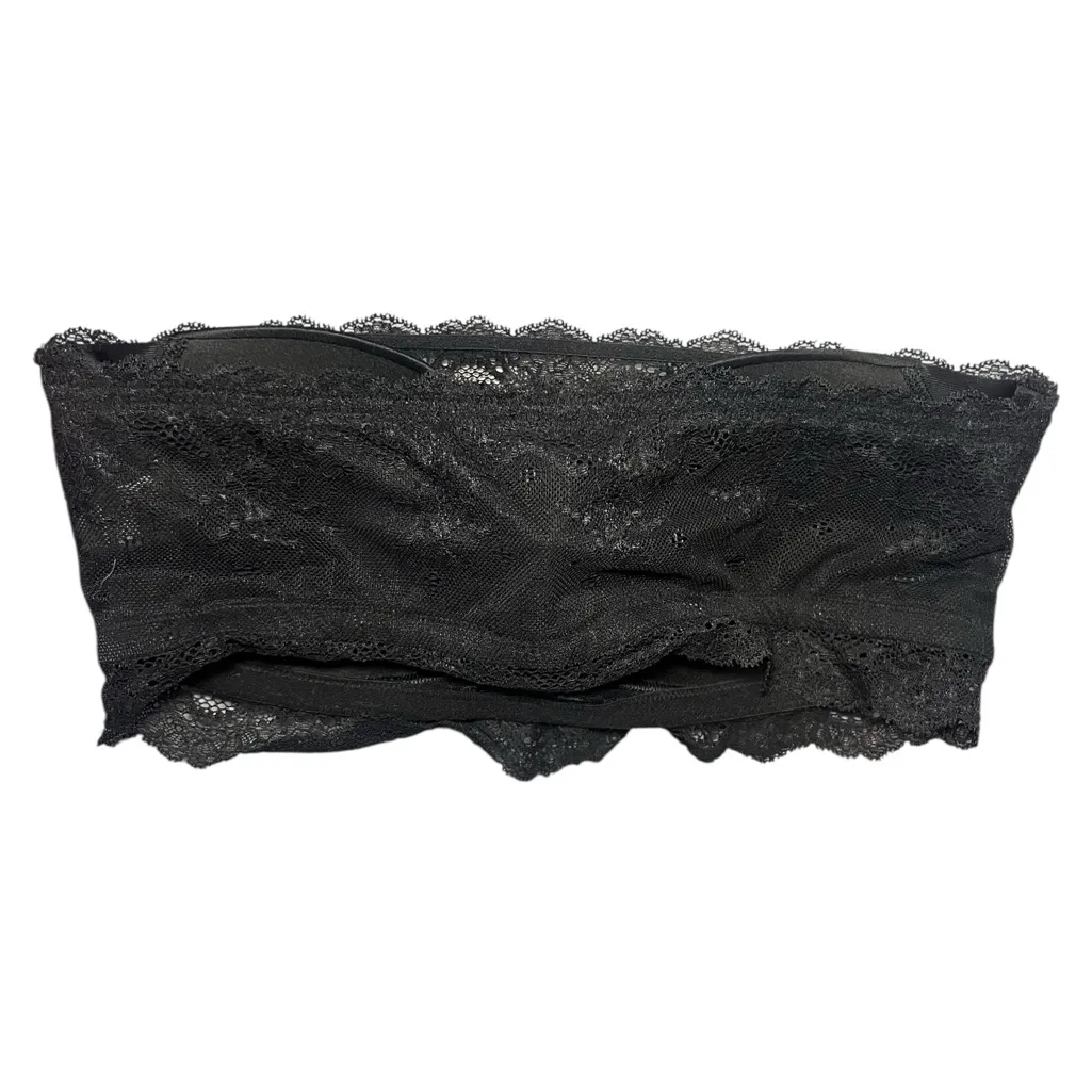 SPANX Black Undie-Tectable Black Lace Strapless Bandeau Bra Size Medium - Image 2