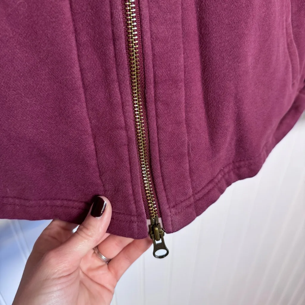 Columbia Benton Springs Purple Full Zip Fleece Sweater Jacket Women’s Size Small - Image 5