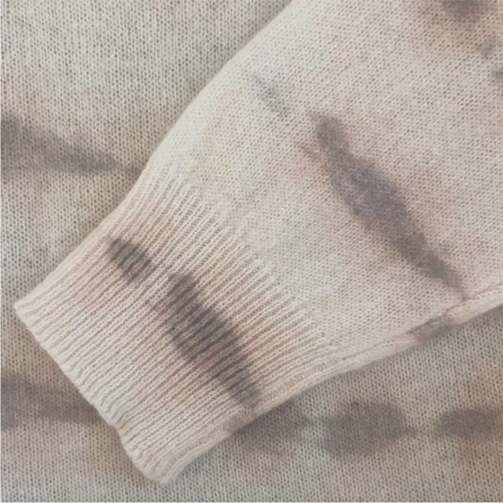 NWT  Stella Tie Dye Sweater Cream Apricot Preppy Baggy Oversized SzM - Image 7