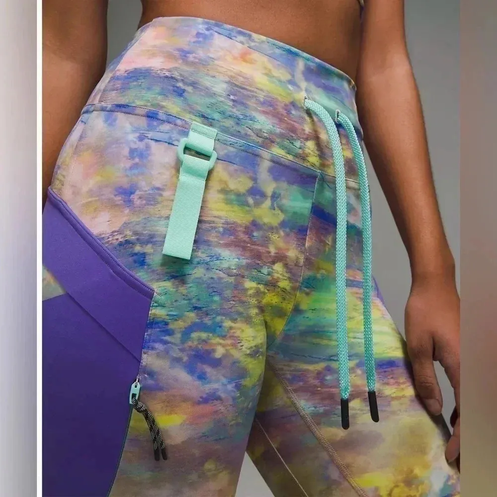 Lululemon Cargo Super-High-Rise Hiking Tight 25" Size4ColourAltered Nature Multi - Image 6