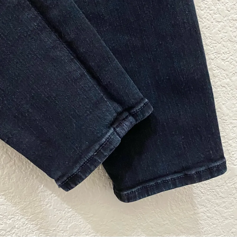 Good American Good Legs Blue/Black High Rise Skinny Distressed Jeans Size 2/26 - Image 10