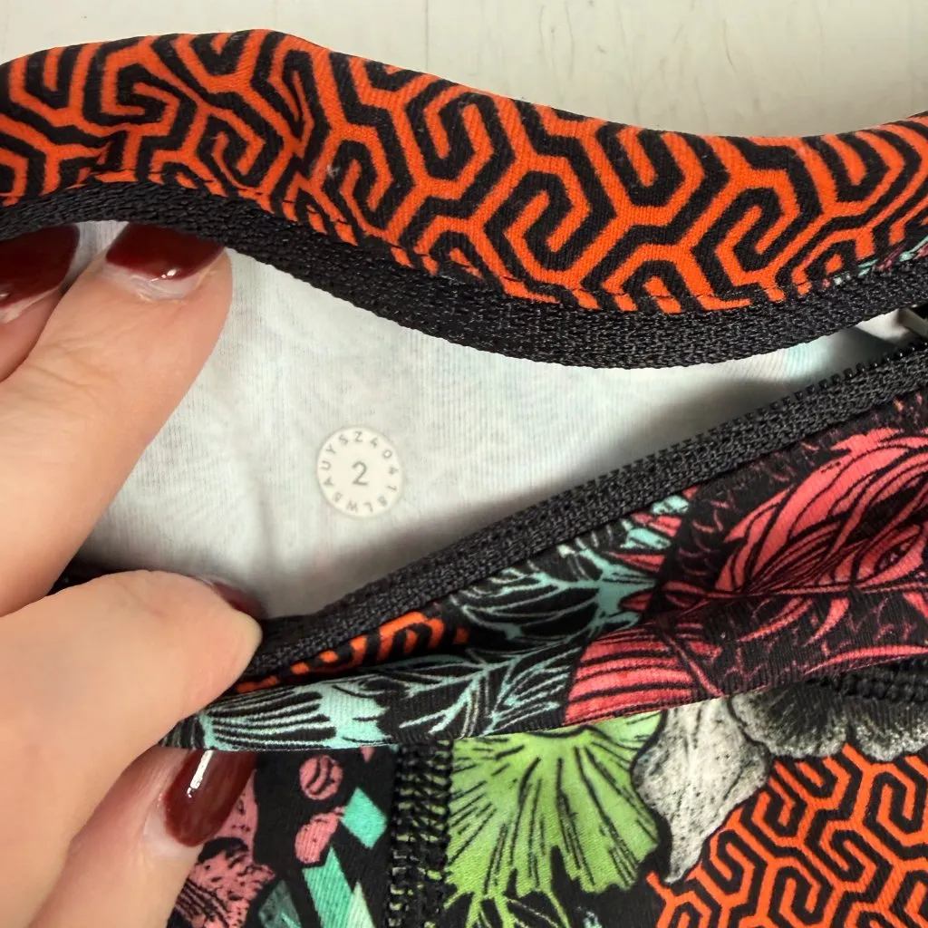 Lululemon Speed Up Tight *Full-On Luxtreme 28" Zen Clash Multi Floral Size 2 EUC - Image 13
