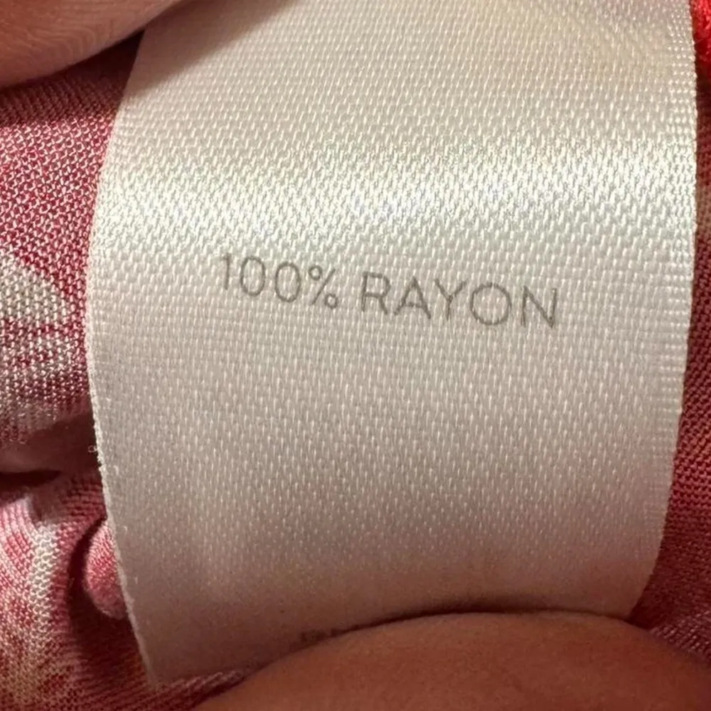 J Jill Cherry Red Rayon Dress Size XS - Image 5