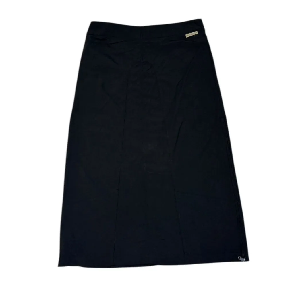 *Royal Robbins A-Line Skirt Womens US 4 Black Outdoor Hiking Riding Activewear - Image 2