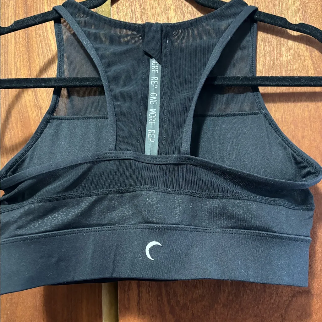 ZYIA Active Black Flower Power All Star Bra - Image 2