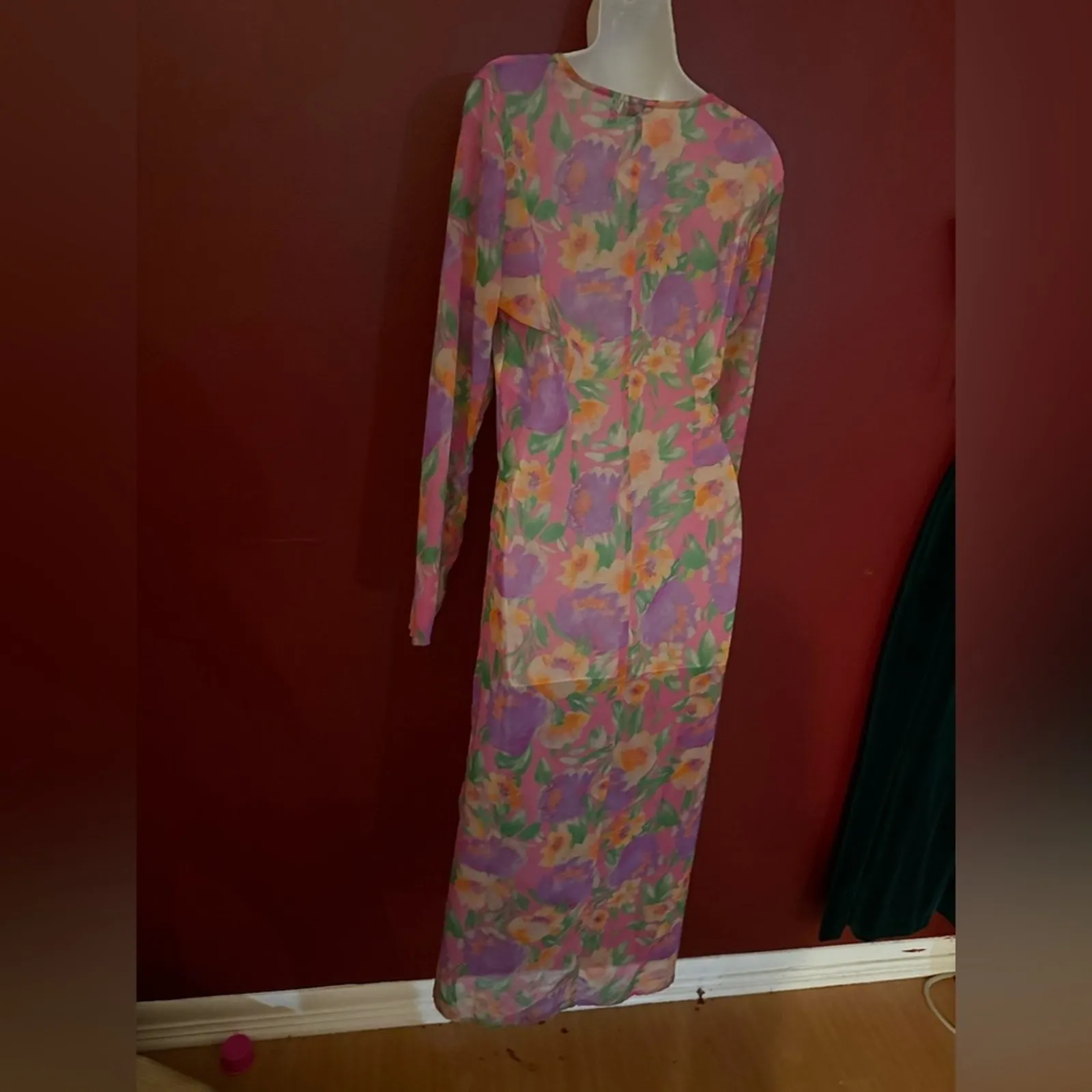 ASOS New  sheer floral duster - Image 9