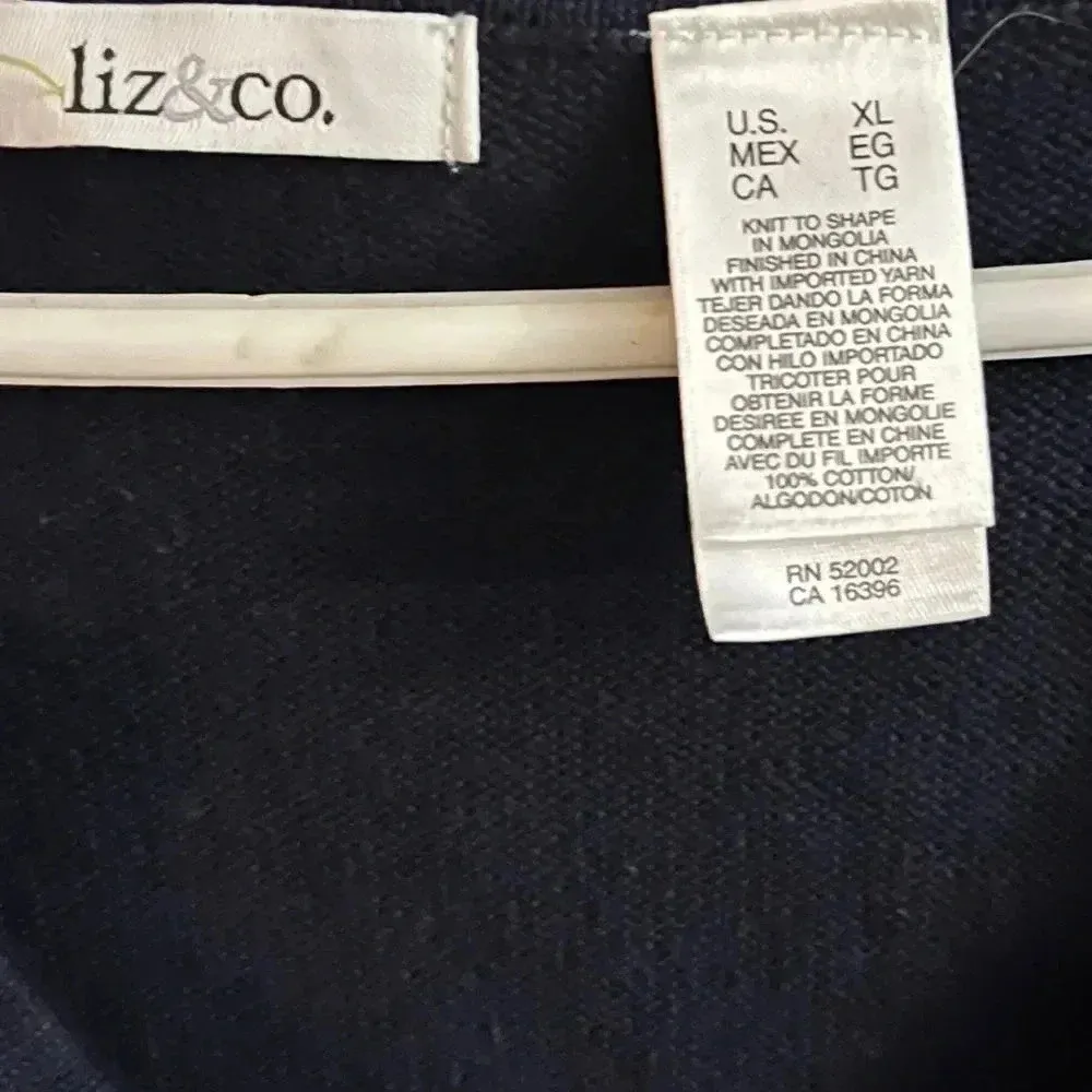 Liz & co sweater size XL NWT - Image 3
