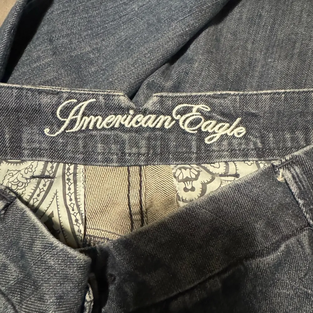 Vintage American Eagle Dark Blue Denim Jeans - Image 3