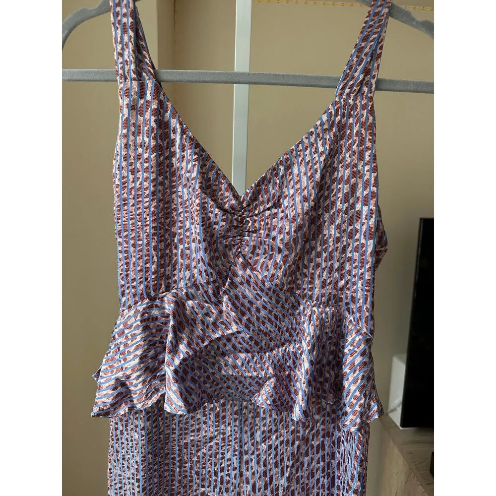 Waverly Grey Ivy Jumpsuit size 2 Eclectic Print Purple - Image 6