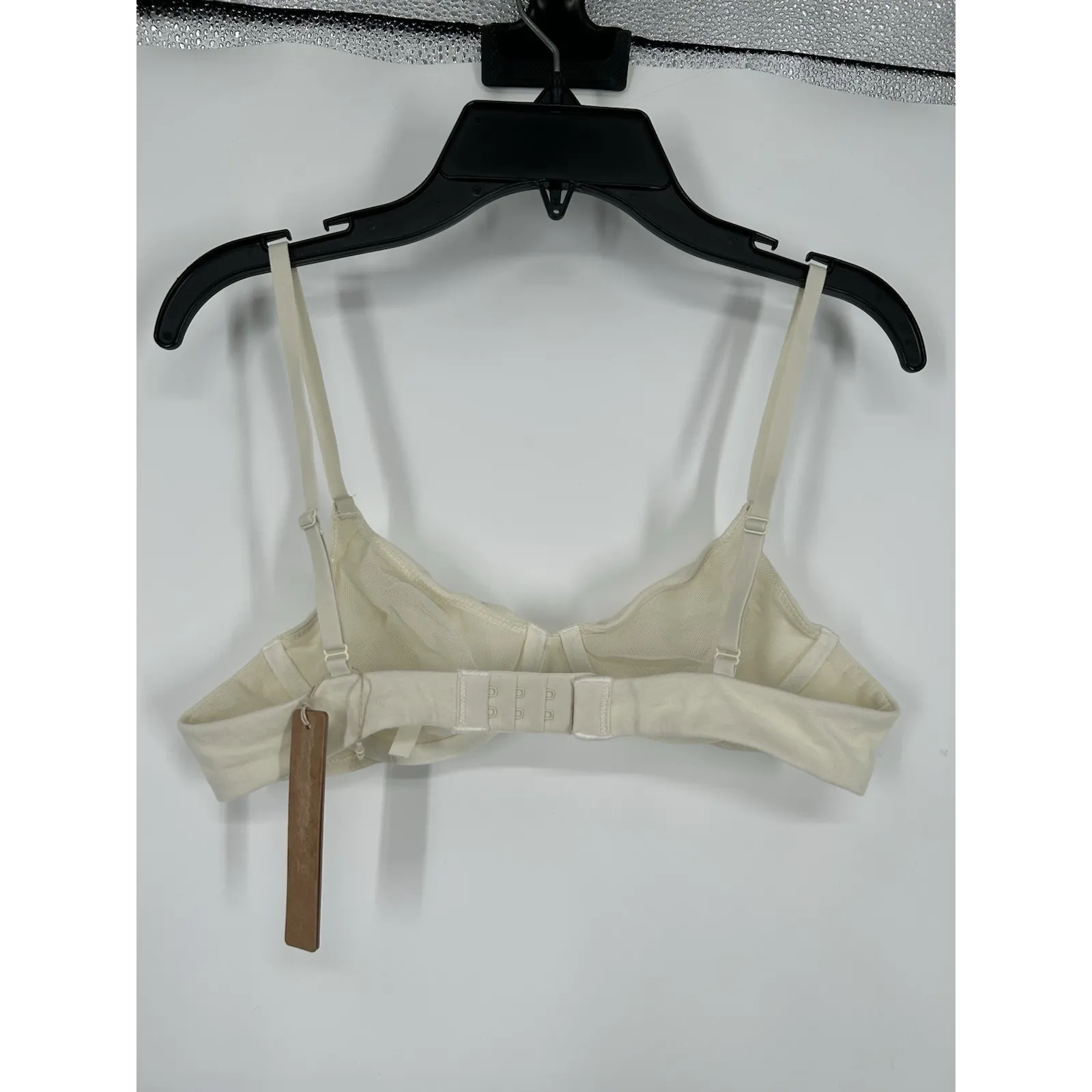 Skims Cotton Jersey T Shirt Bra Underwire Bone Off White Cream Ivory Size 34A - Image 2