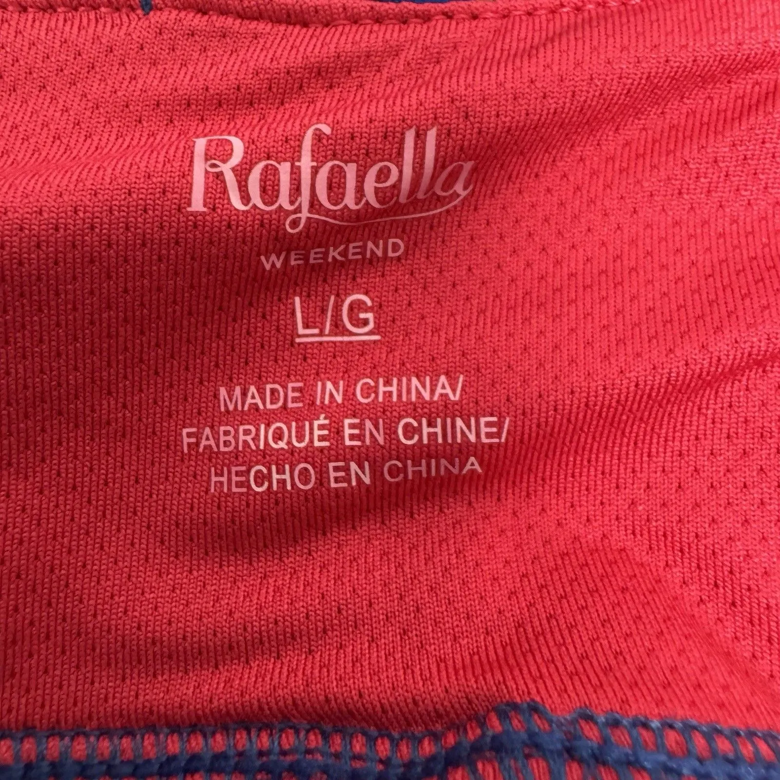 Rafaella Womens Weekend Leggings Stretch Geometric Print Large‎ Capri - Image 5