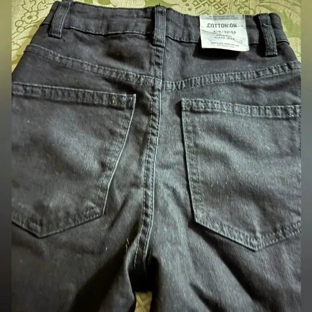 Cotton:On Original Flare Jean in Black, Size 0, New with Tag - Image 8