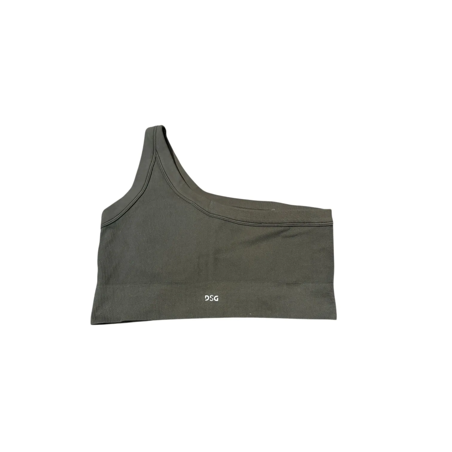 DSG Padded Crop Top Bra Women's Medium Olive Workout‎ Activewear Green - Image 2