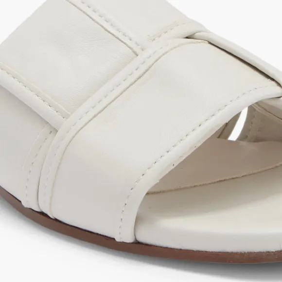 Bruno Magli Cream Slide Sandals White Size 10 - Image 2