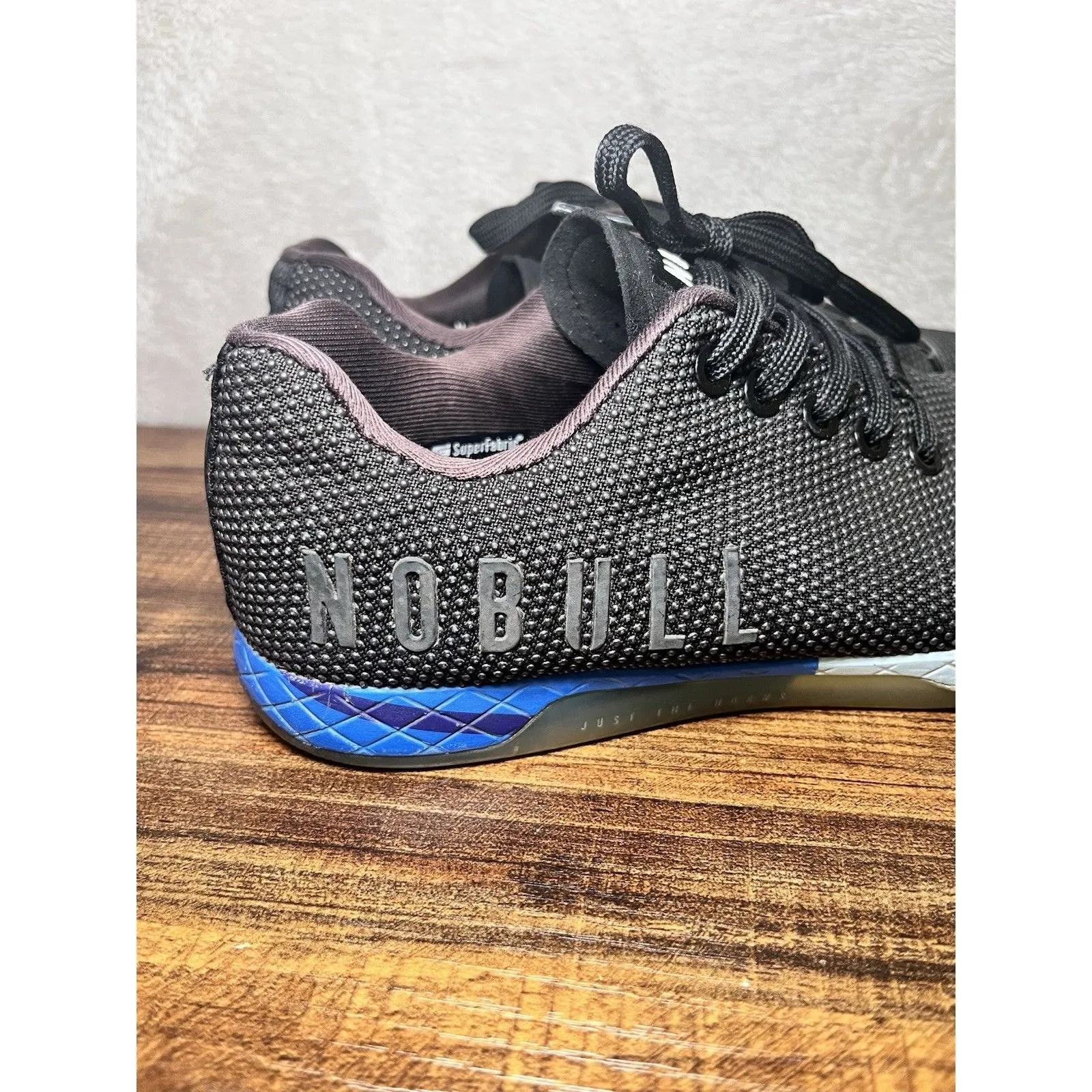 Nobull Superfabric Trainer Men's Size 5.5 Women's 7 Black Lightning Sneakers - Image 2