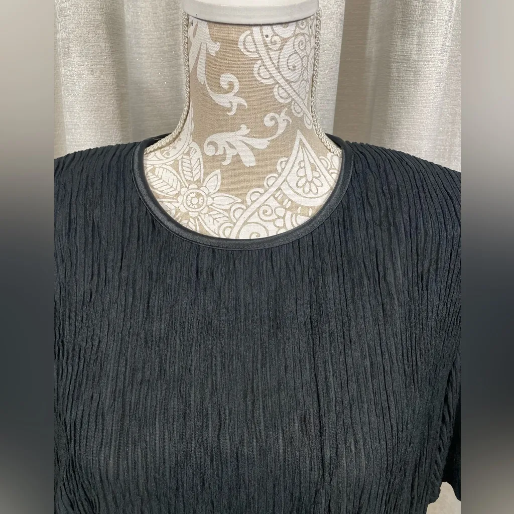 Leslie Fay Black Dress & Jacket Set – 18WP - Image 6