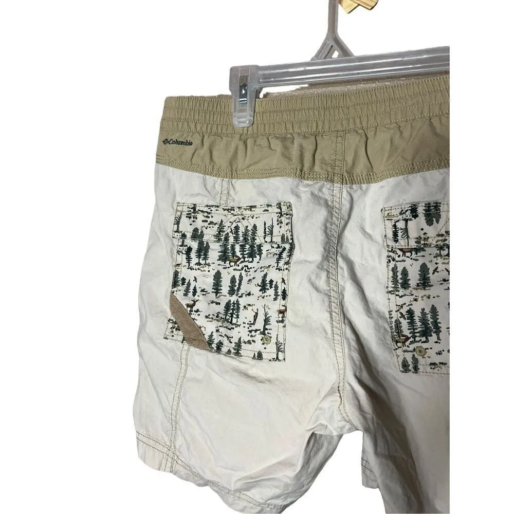 Columbia Down The Path‎ Deer Trees Shorts Size 10 - Image 5