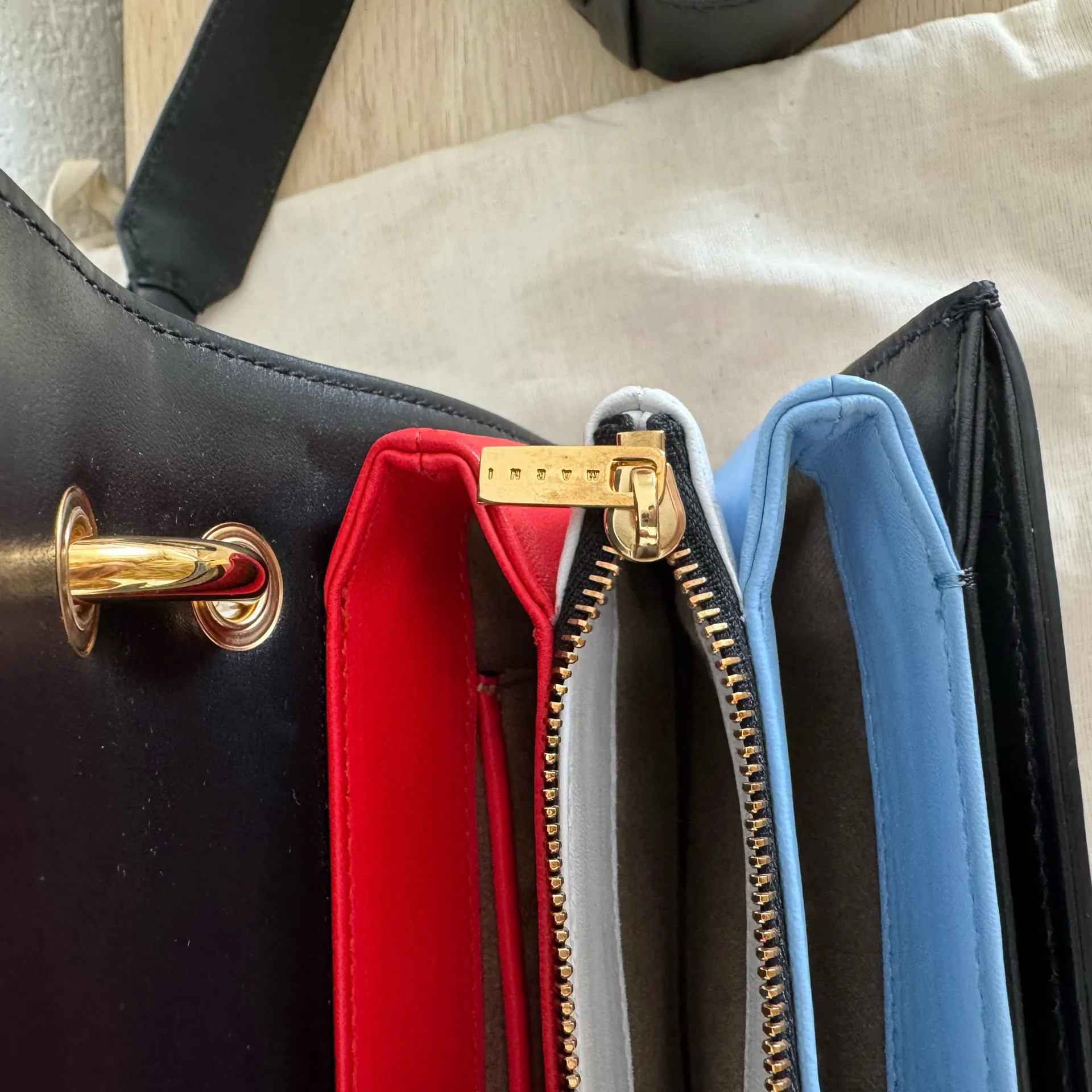 Marni New Beats Crossbody Bag Black - Image 13