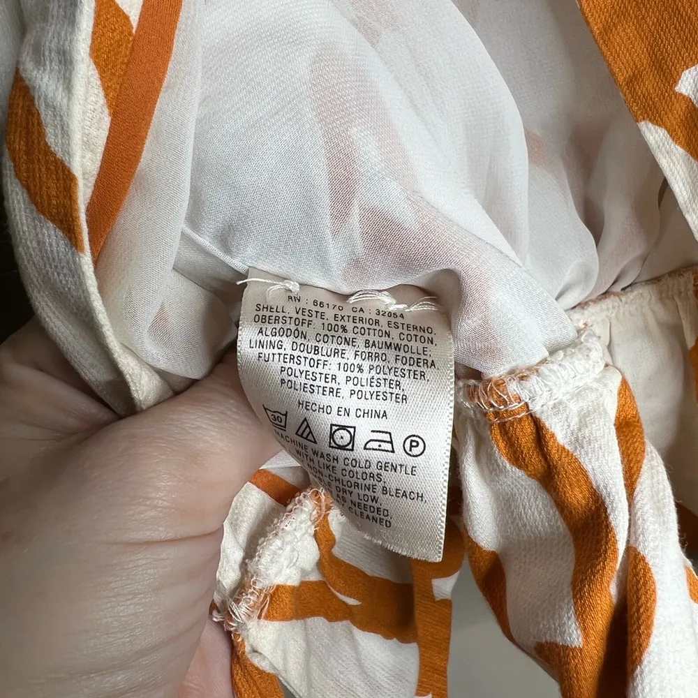 Maeve  keyhole back peplum top size 0 - Image 8