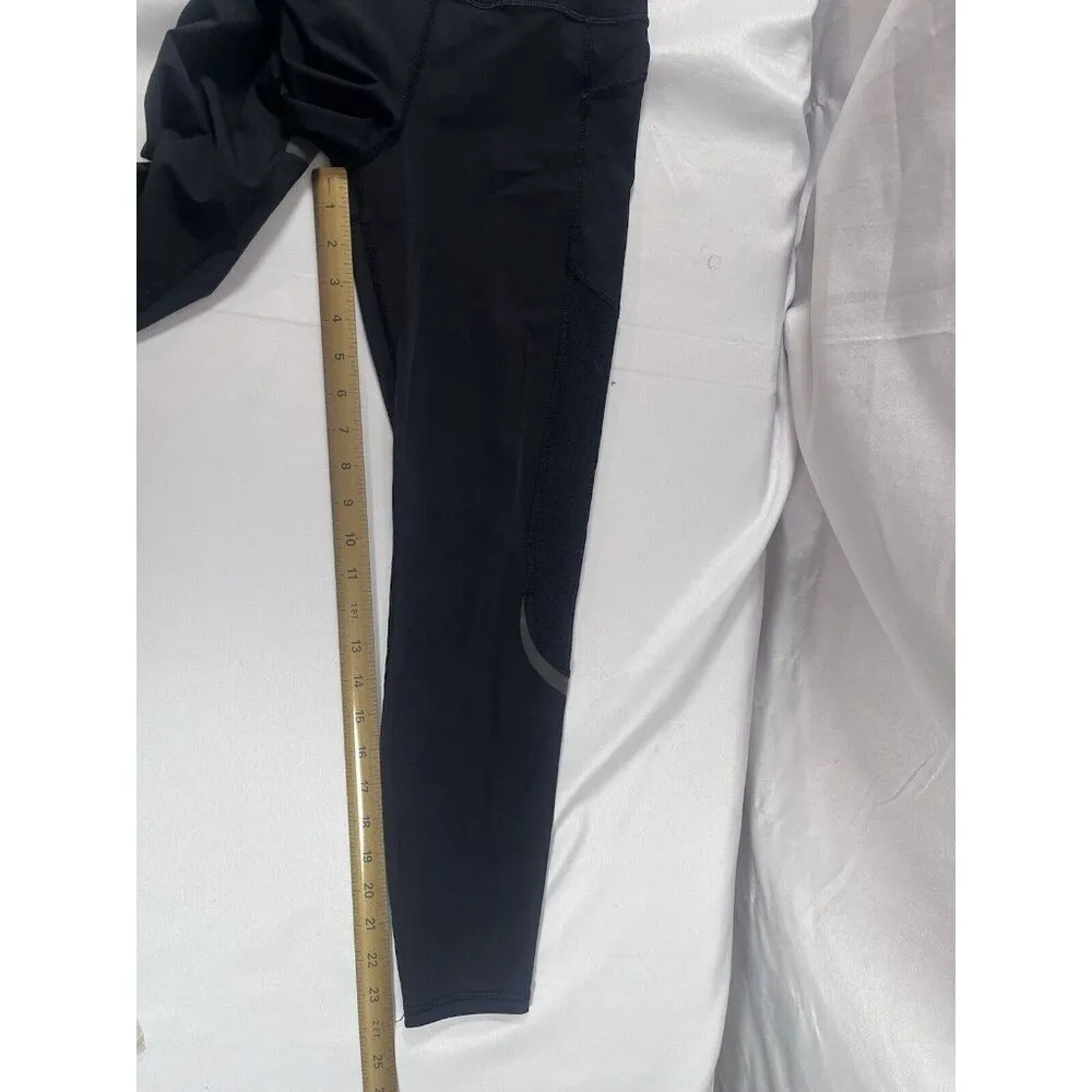 SWEATY BETTY Leggings Womens XS Zero Gravity 7/8 Length Black Workout Gym - Image 4