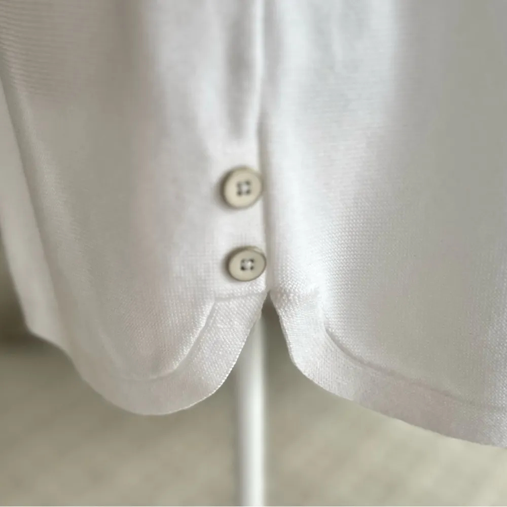 Talbots Sweater Long Sleeve Ribbed Knit Button Accent Detail S Round Neck Casual - Image 12