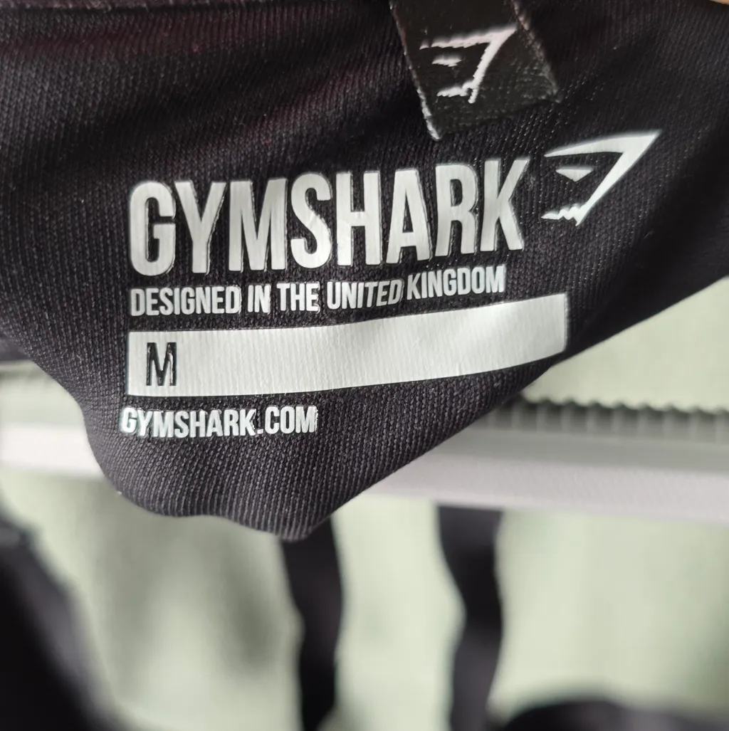 Gymshark Black Logo Tank Top Size Medium - Image 5