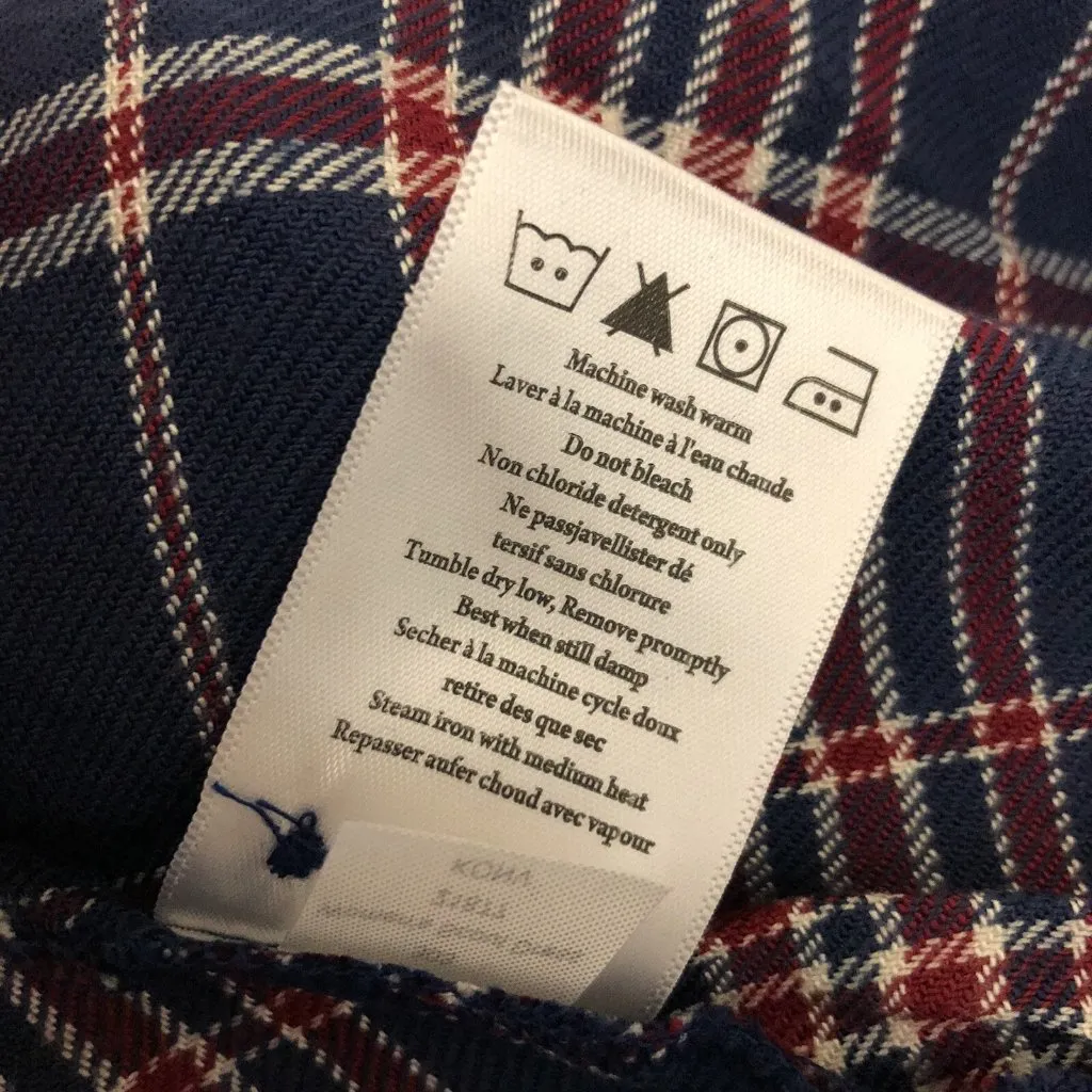 Mountain Khakis Scout Shirt Dress Long Slv Pocket Plaid Light Flannel Blue XS - Image 7