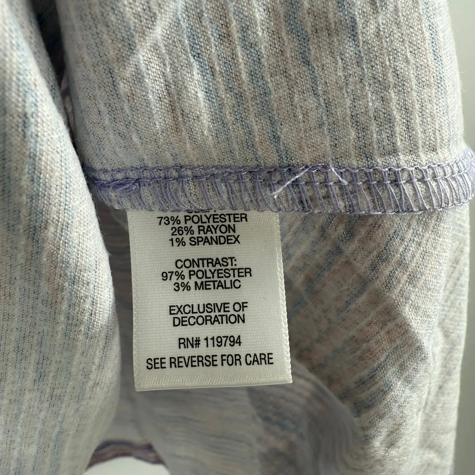 One World Shirt SZ 3X Attached Fringe Scarf Plus Curvy Boho Artsy Lagenlook NWT - Image 10