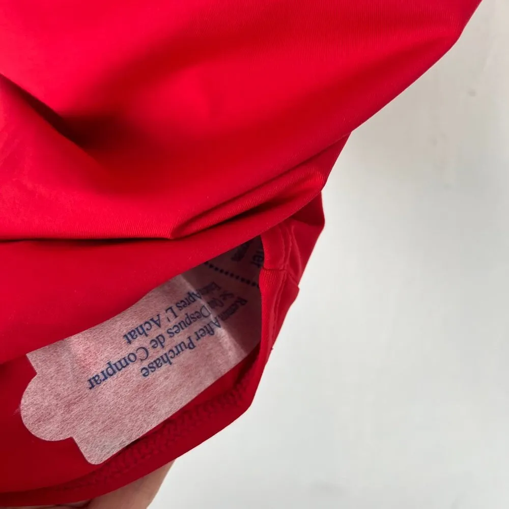 NWT Andie Swim The Paloma One Piece Swimsuit Flat Cherry Red Size XS TALL XST - Image 5