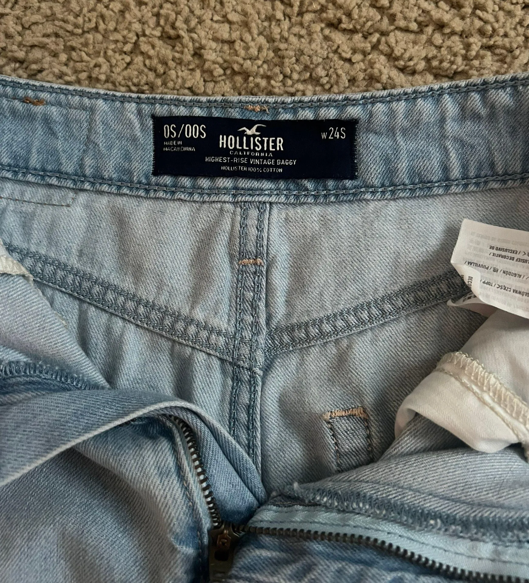 Cargo Jeans Light Wash - Image 2