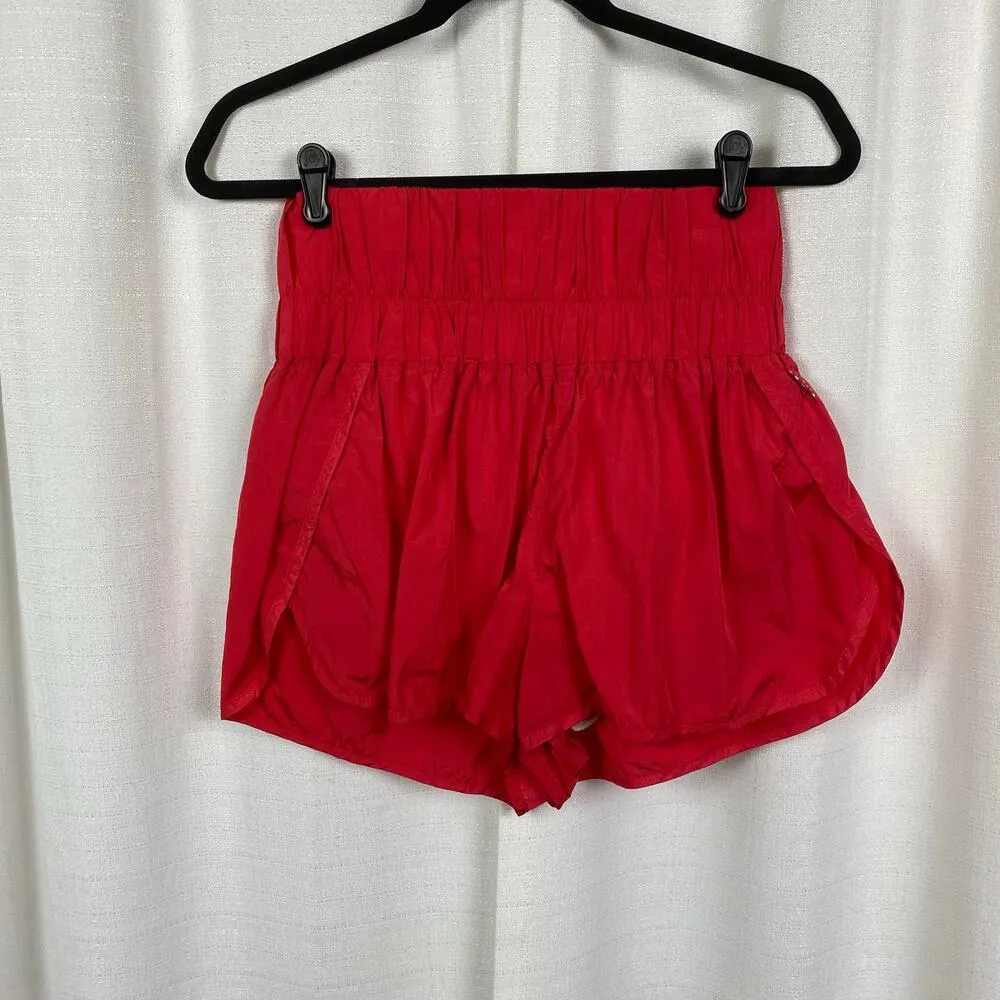 Free People Movement Red Women’s Active The Way Home Running Shorts Sz.L - Image 4