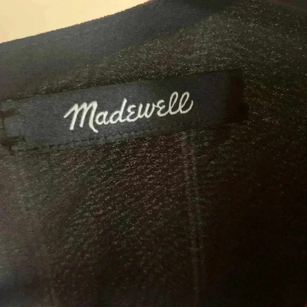 Madewell Wrap-Around Maxi Dress‎ in Stockdale Stripe Maroon Navy Size 00 ($178) - Image 10