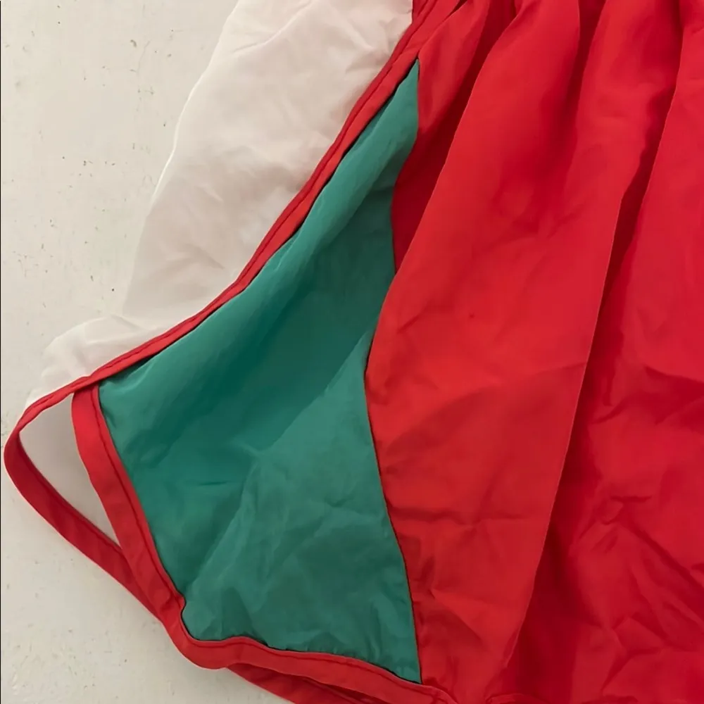 Free People Movement Orange white and green athletic shorts - Image 6