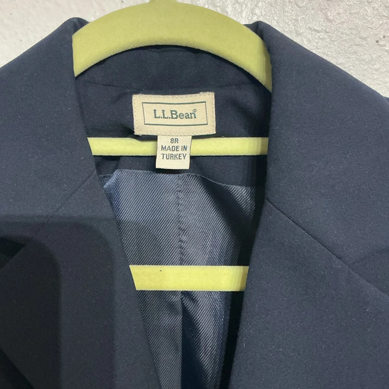 L.L. Bean Navy Blue Vintage Blazer Sz 8 - Image 5