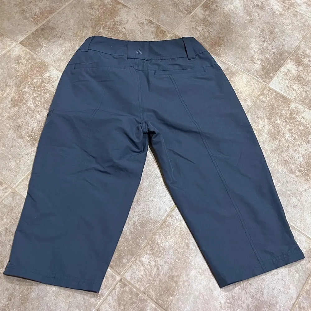NEW Isis blue mid rise straight leg capri pants hiking outdoors athletic size 2 - Image 2
