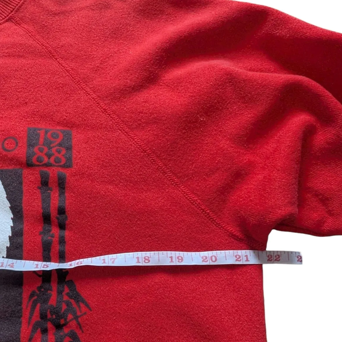 Vintage 1987-1988 San Diego Zoo
Panda Exhibit Sweatshirt Red - Image 5
