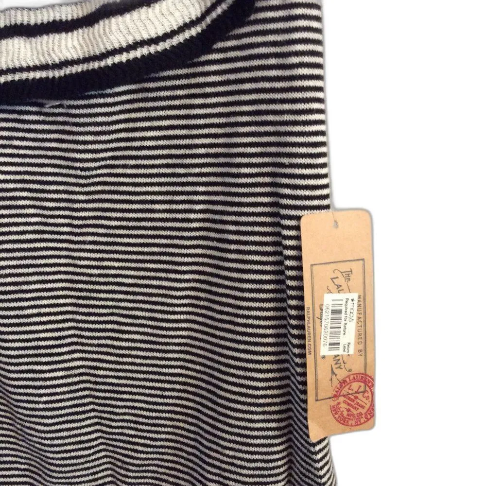 New NWT Ralph Lauren Jeans Small S striped shirt sleeveless - Image 3