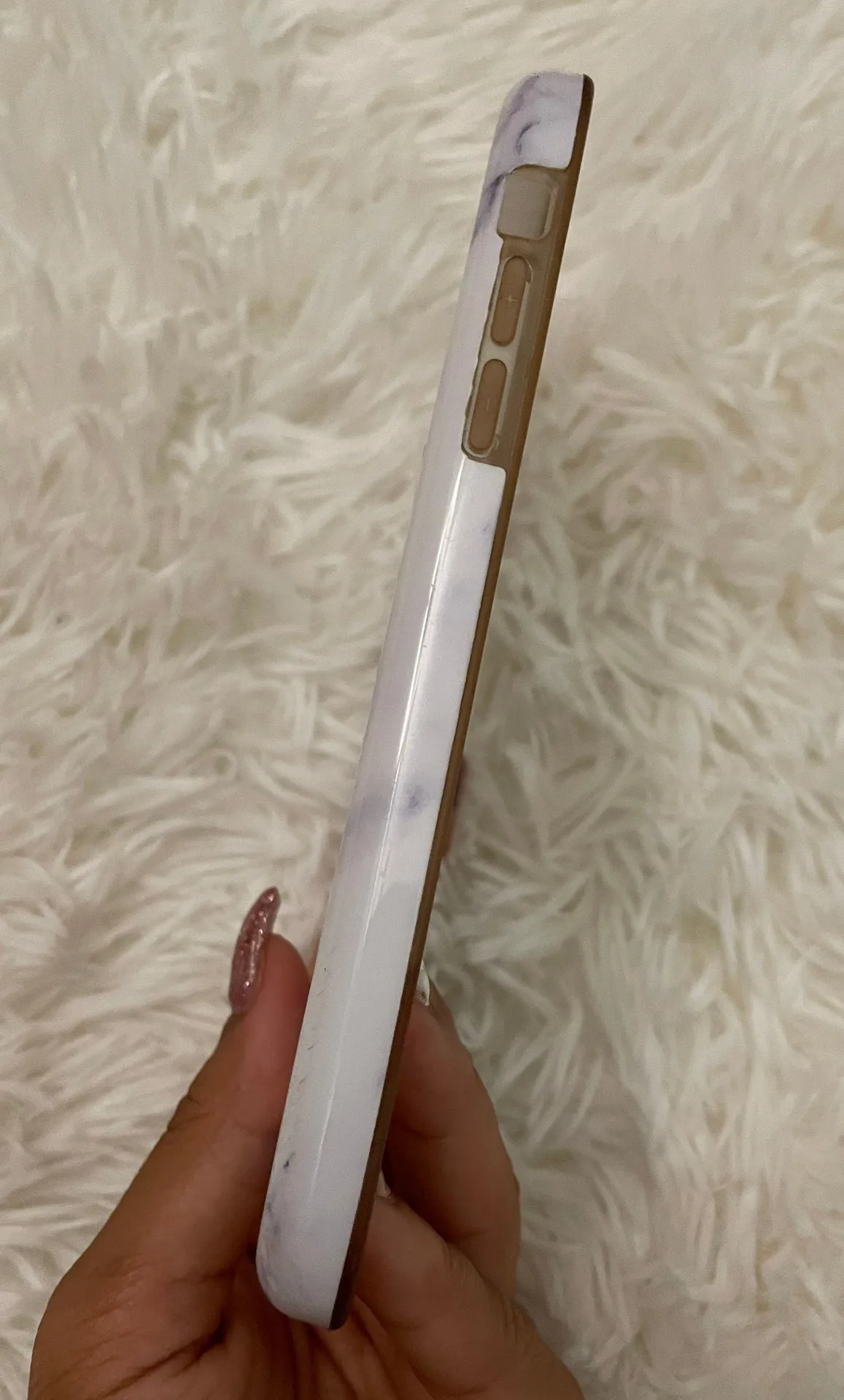 Iphone Xr Marble Case White - Image 4