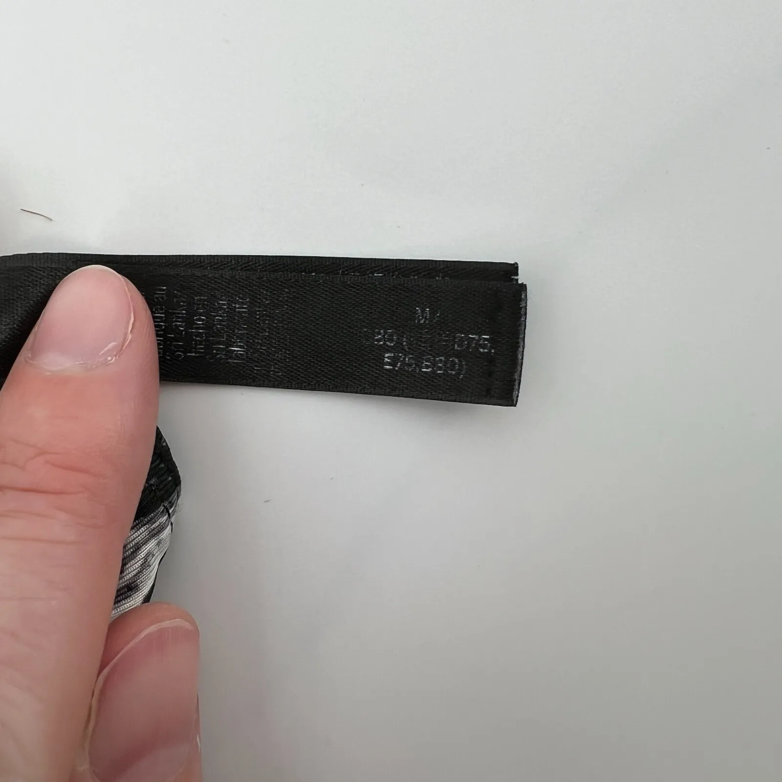 Victorias Secret Women M Strappy Racerback Sports‎ Bra White Black Marbled Gym - Image 6