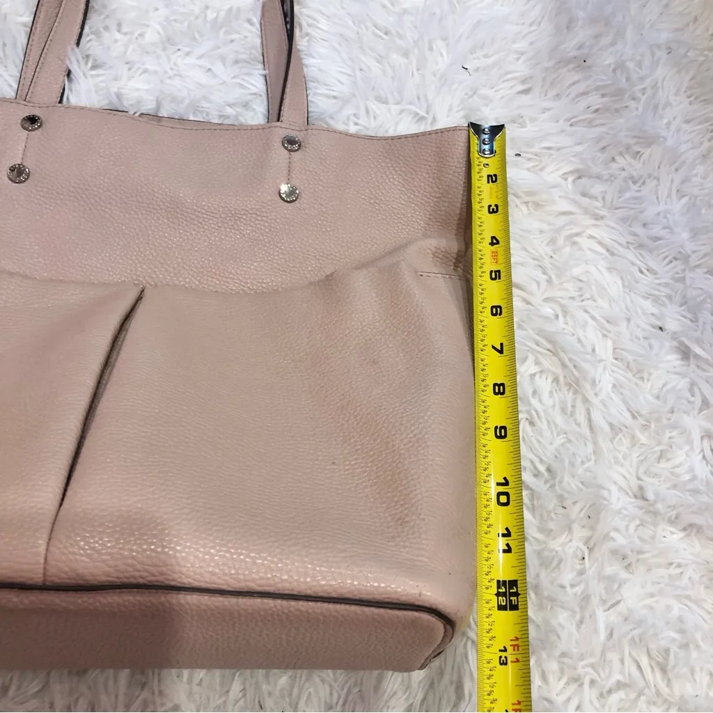 Steve Madden‎ Faux Leather Tote Bag Blush Pink - Image 13