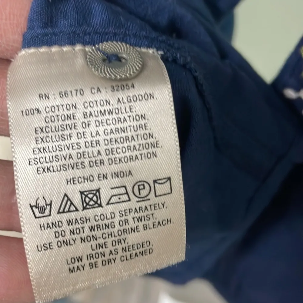 ANTHROPOLOGIE Hei Hei Agonda Embroidered Navy Tunic - Image 8