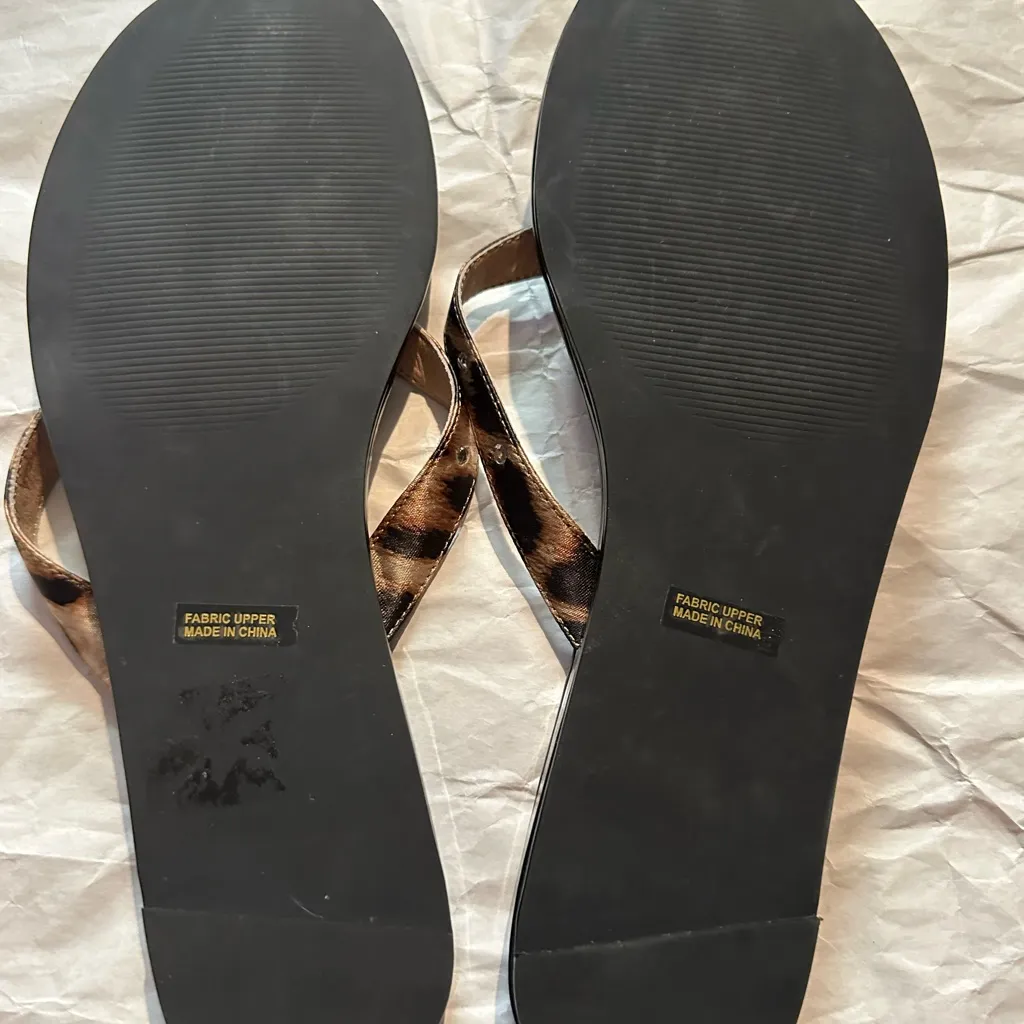 Guess Leopard Print and Black Women's Sandals - Image 10