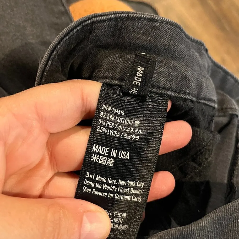 3x1 washed black skinny jeans - Image 8